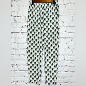 LAMBERTO LOSANI 100 SILK PULL ON PANTS SIZE SMALL